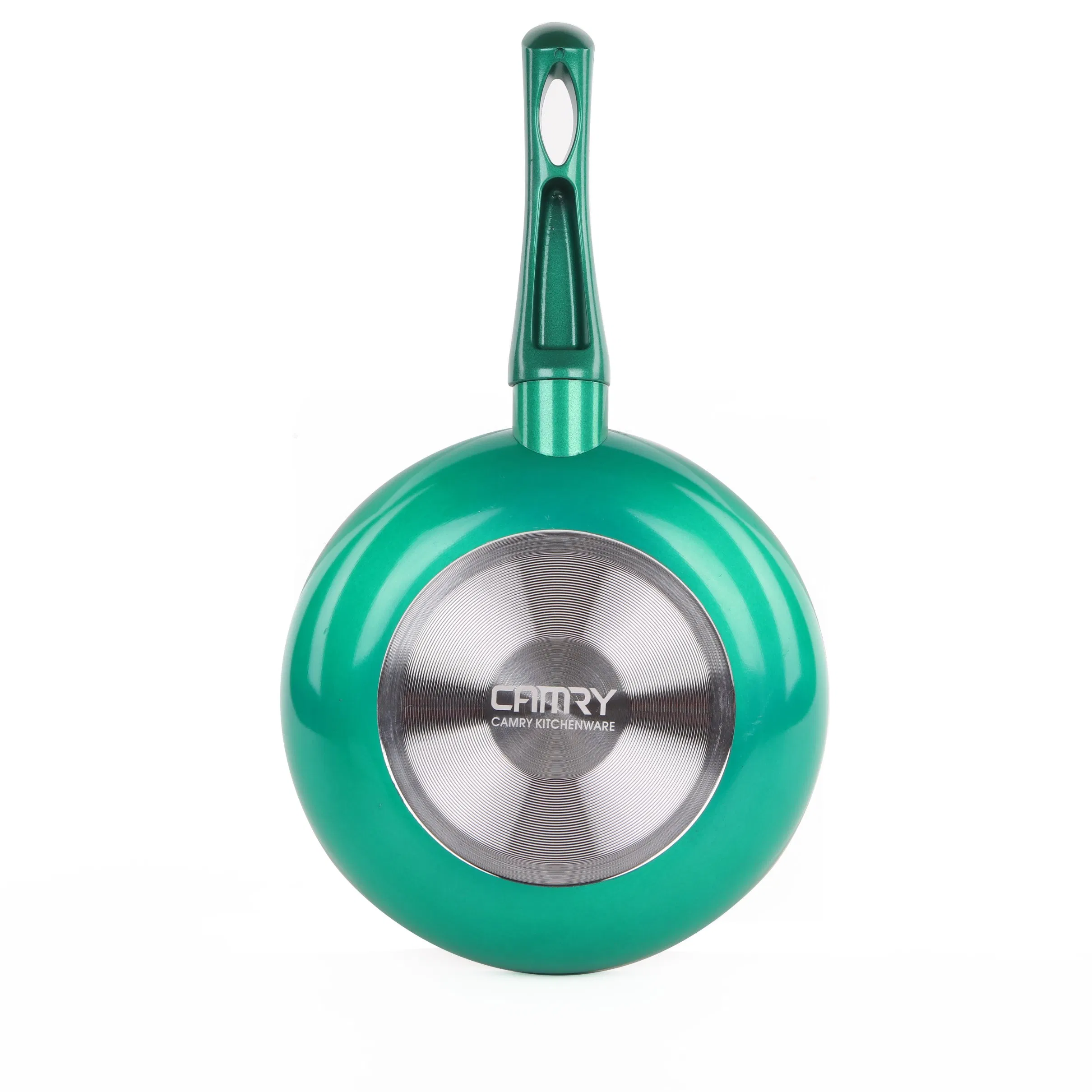 Hot Sale 20-30cm Aluminum Pressed Fry Pan Marble Coating Non-Stick Frying Pan