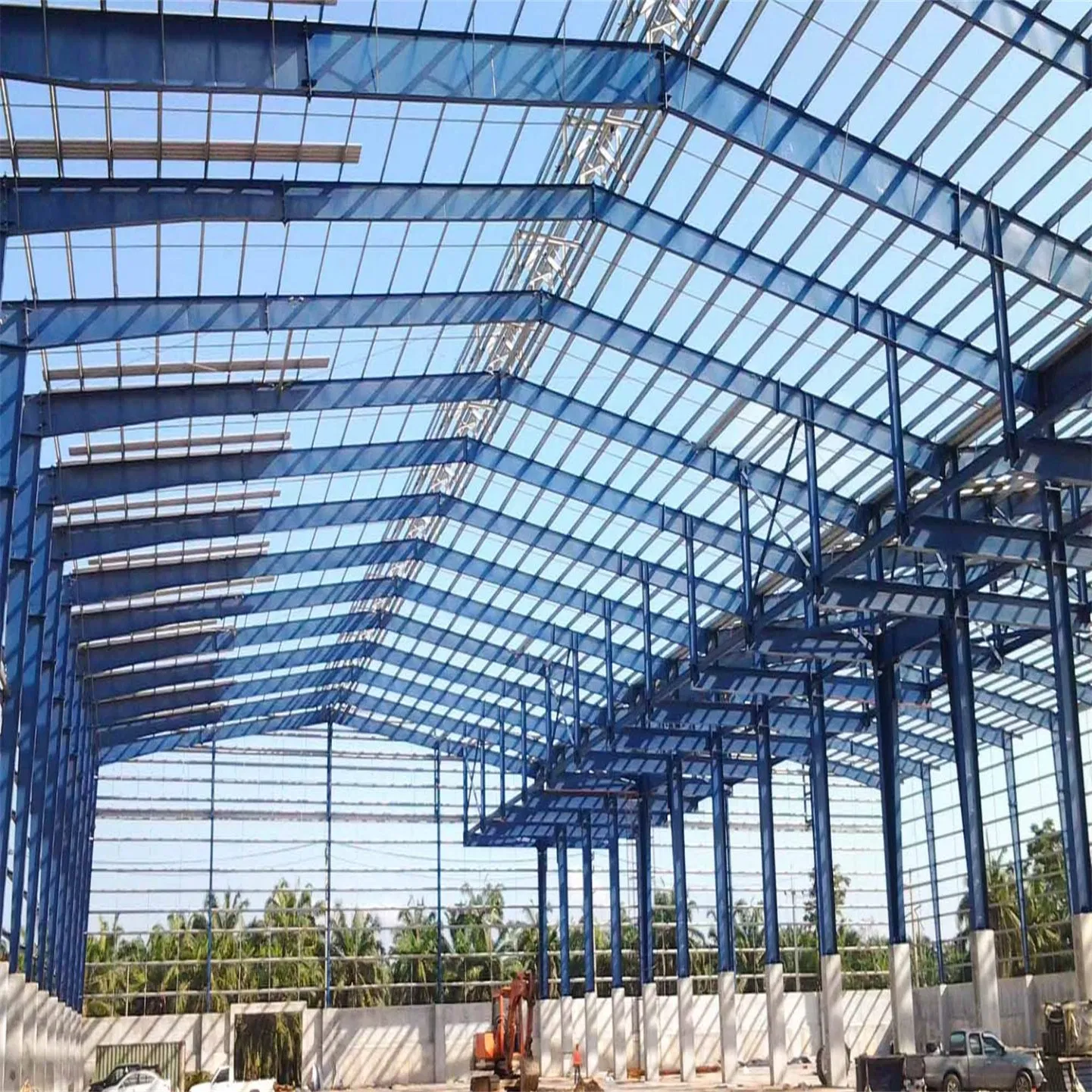 Customized Steel Building Prefab Steel Structure Workshop for Industrial Production Use