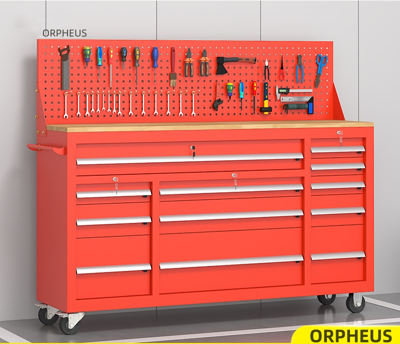 Heavy Duty Tool Cart Drawer Maintenance Storage Cabinet Thickened Hardware Multidrawer Handcart Tool Cart