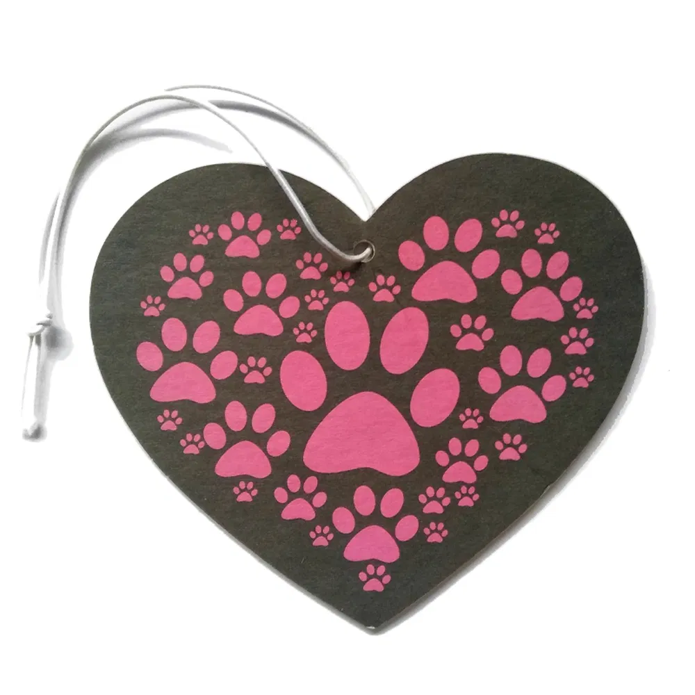 Customized Logo Design Funny Hanging Air Freshener/Custom Aroma and Shape Paper Car Air Freshener Long Lasting Fragrance Retention