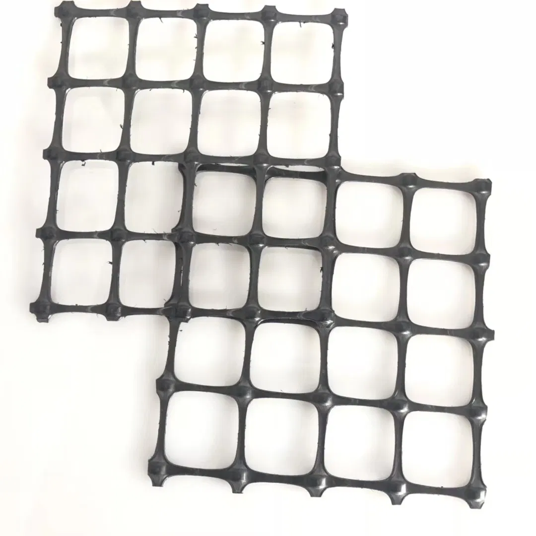 Plastic Road Geo Grids PP Biaxial Geogrid 30kN 40kN for Road Geogrid