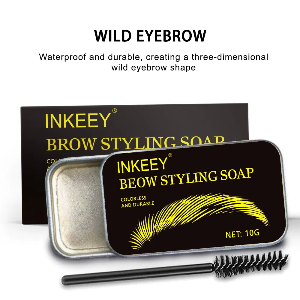 Wholesale Customized Private Label Waterproof Brow Styling Soap Custom Eyebrow Soap Gel Long Lasting Eyebrow Soap