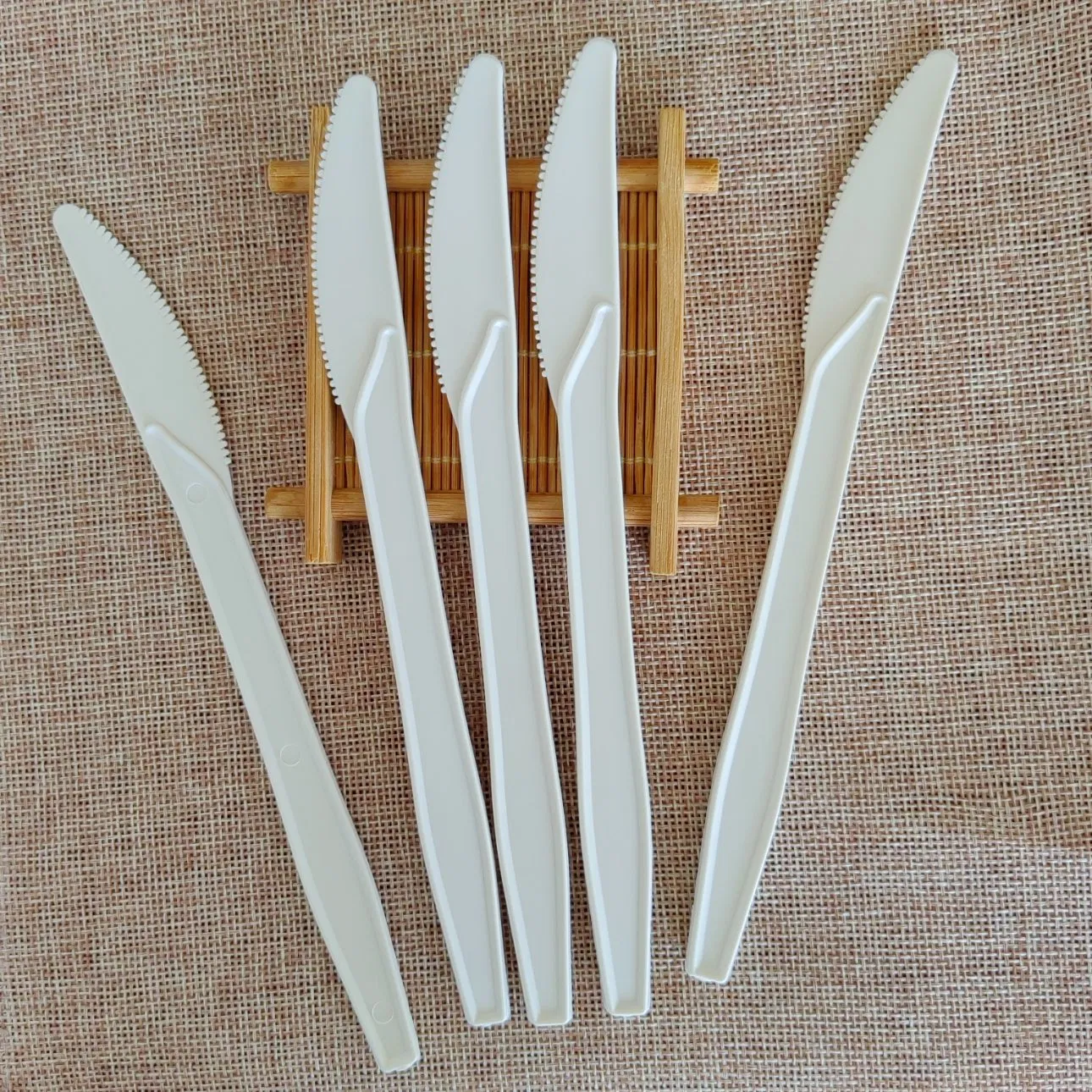 High-Temperature Plant-Based Biodegradable Cutlery Set Eco Friendly Fork Spoon Knife