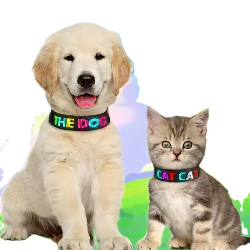 Hot Selling Large Dogs Customizable Logo Smart APP LED Band