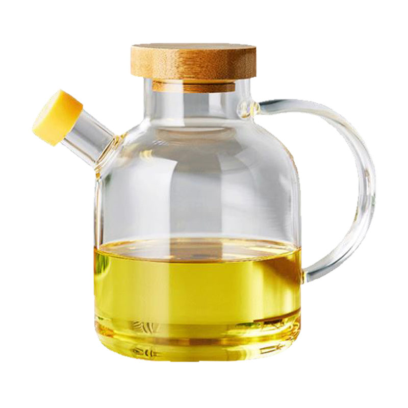 Oil and Vinegar Cruets / Glass Dispensers for Oil and Vinegar with Sealing Lid 400ml 650ml Olive Oil Dispenser