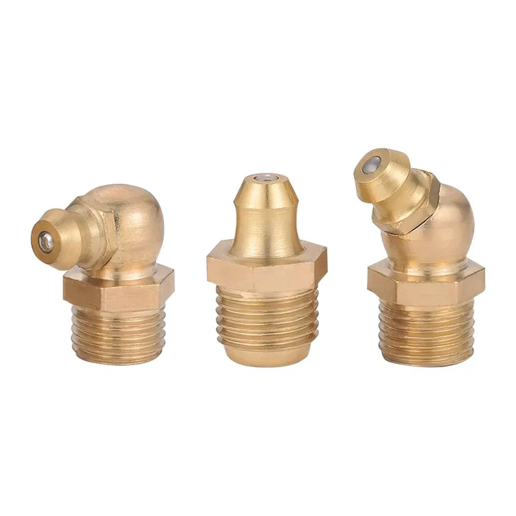 Маслёнка латунная метрическая/дюймовая с ниппелем Зерк