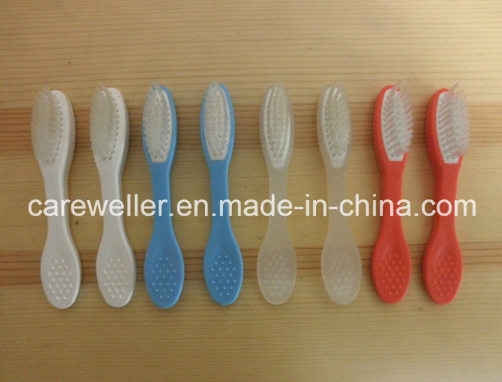 Small Safety Prison Toothbrush with Soft Rubber Handle