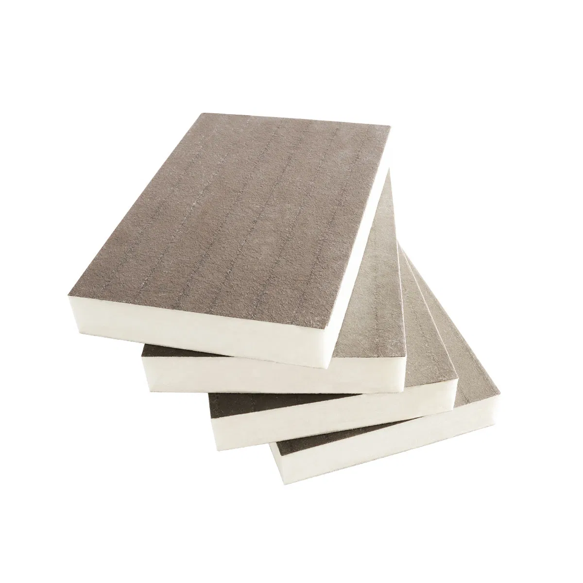 Flame Retardant Fiberglass PU Thermal Insulation Board for Building Envelope