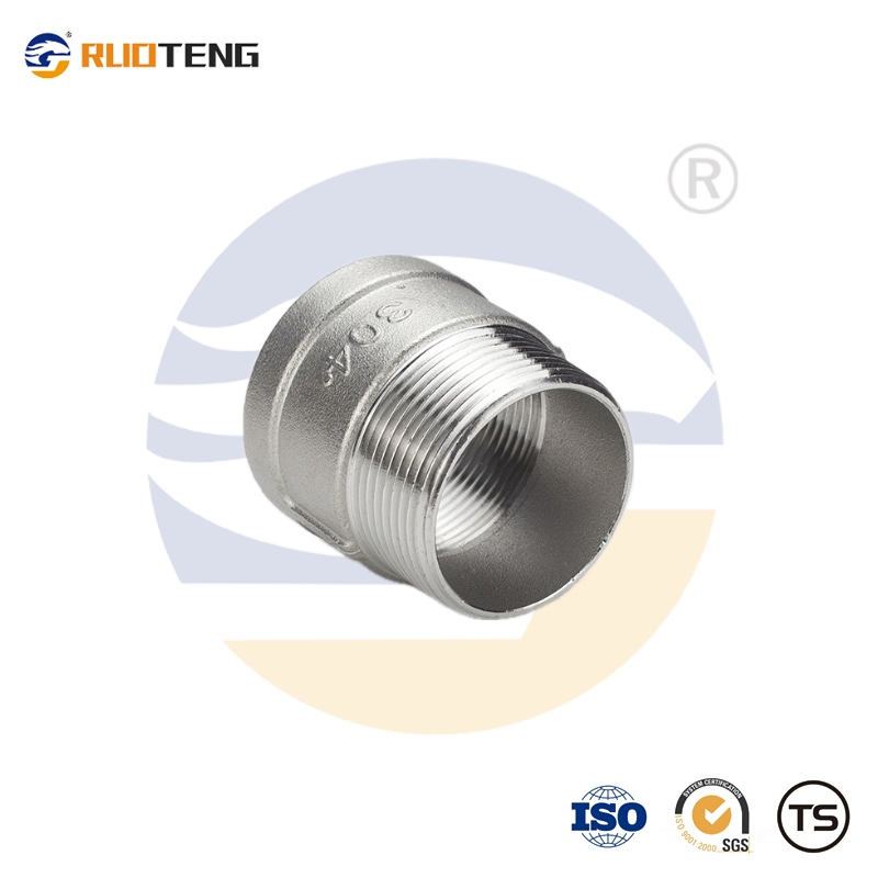 [Ruoteng] Factory Direct Sale High Quality Plumbing Material Pipe Fittings 304 Stainless Steel Male and Female Socket