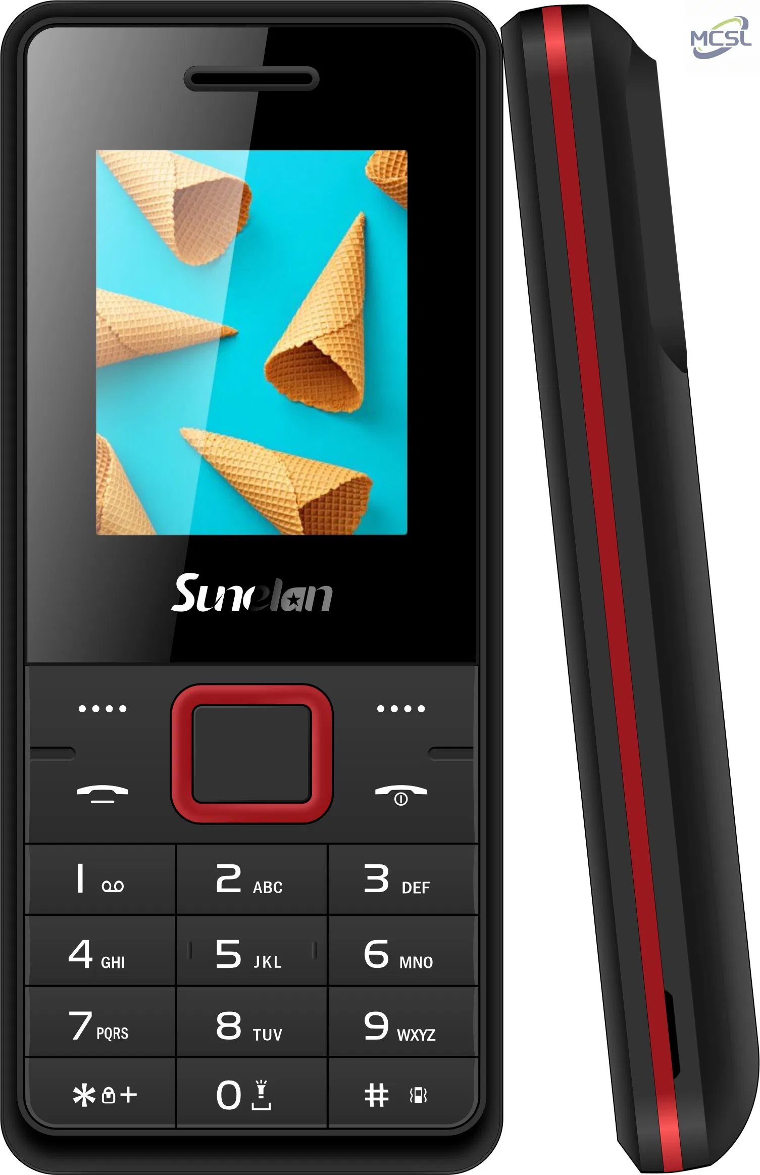 Кнопочный телефон Sunelan S102 с мощным аккумулятором