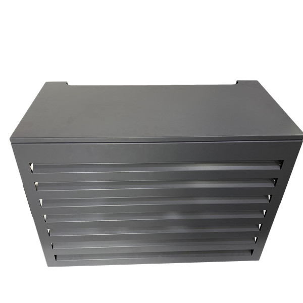 Aluminum Air Conditioner Cover Outdoor Garden Custom Decorative Machine Cover