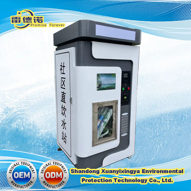 Outdoor RO Purified Water Vending Machine for Drinking Water with Card Reader Option Popular Purified Automatic Drinking Water