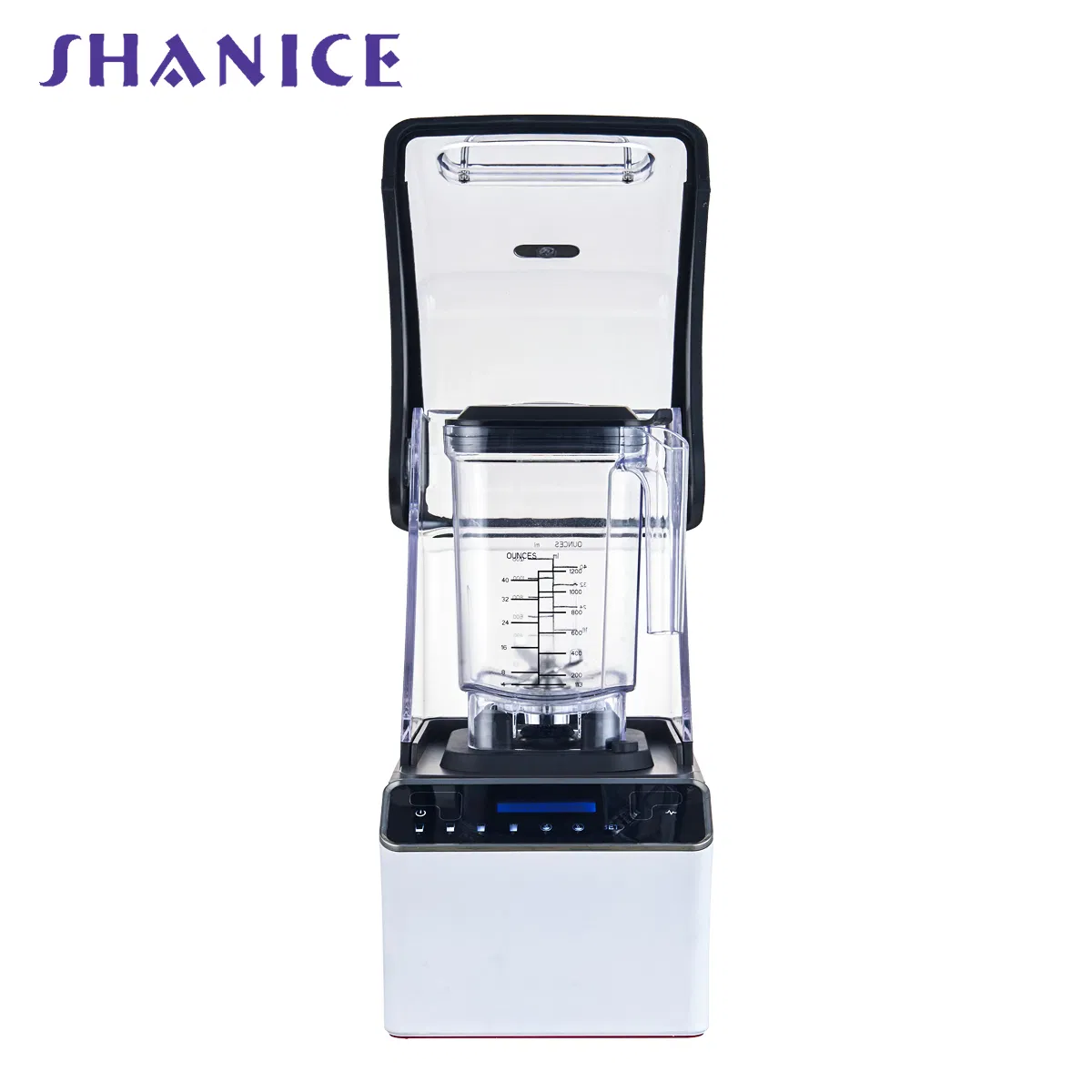 Powerful Quiet Commercial Blender Juicer Mixer Grinder and Commercial Juicer with Sound Proof Enclosure for Cafe, Bar, Hotel and Restaurants