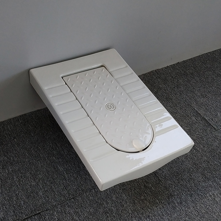 Asian-Style Ceramic Toilet White Color Squat Cover Pan Type High Quality Best Price Wc
