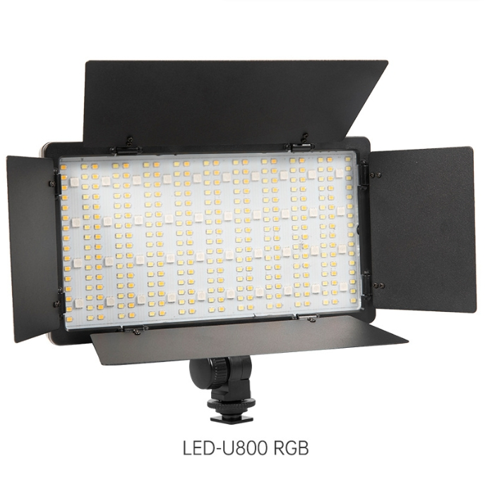 Photography Lighting LED Video Light with Remote 50W 3200K-6500K Dimmable Panel Light for Live Streaming/Wedding Shooting/Video Recording/Studio/Film