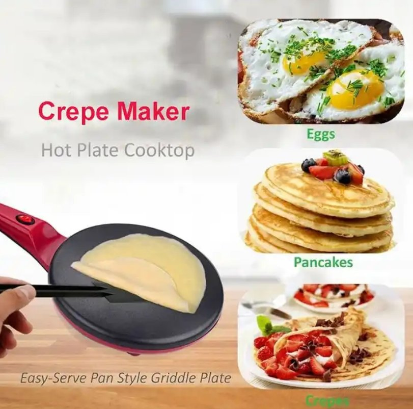Electric Non-Stick Mini Egg Crepe Maker Pancake Maker