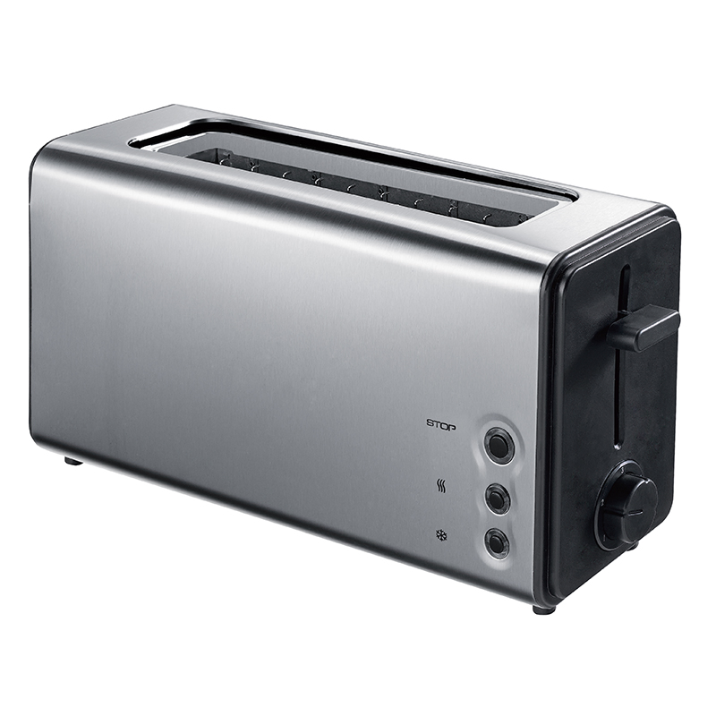 Tenfly Factory Custom 2 Slice Single Slot Toaster Plastic Shell Bread Toaster