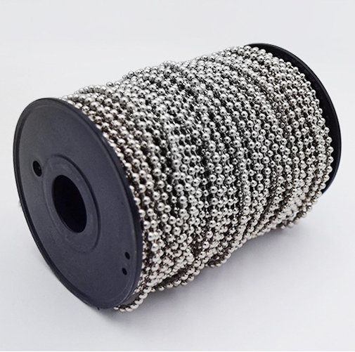Stainless Steel Ball Chain Brass Bead Chain with Roll Packing