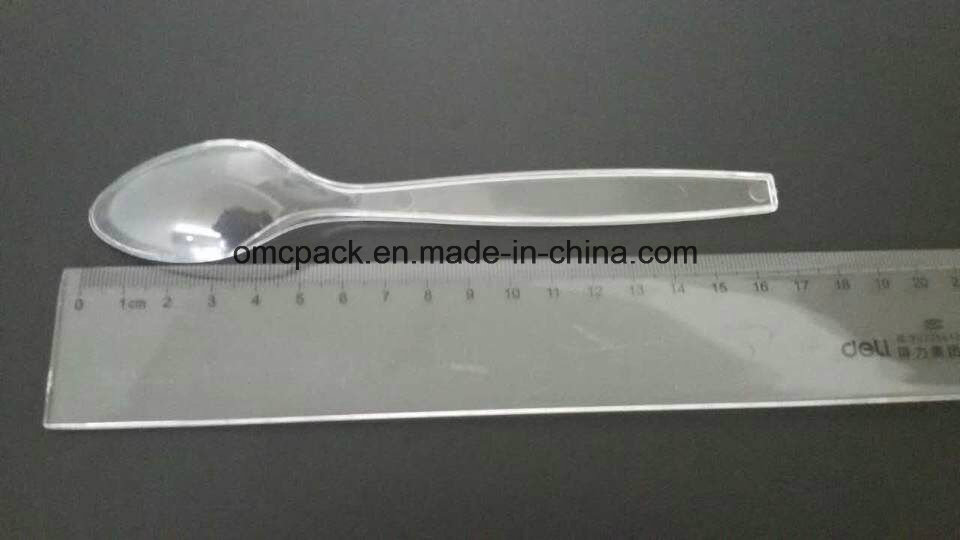 Transparent PS Plastic Spoon for Tableware