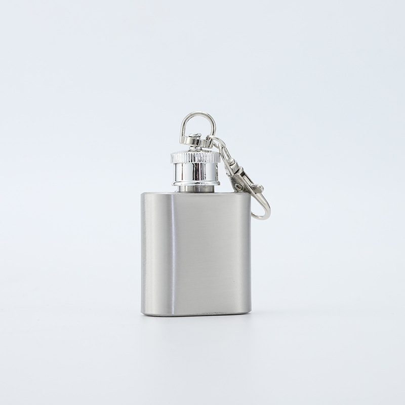6 Ounce Portable Hip Flask - Durable Metal Construction, Fits Easily in Pocket or Bag