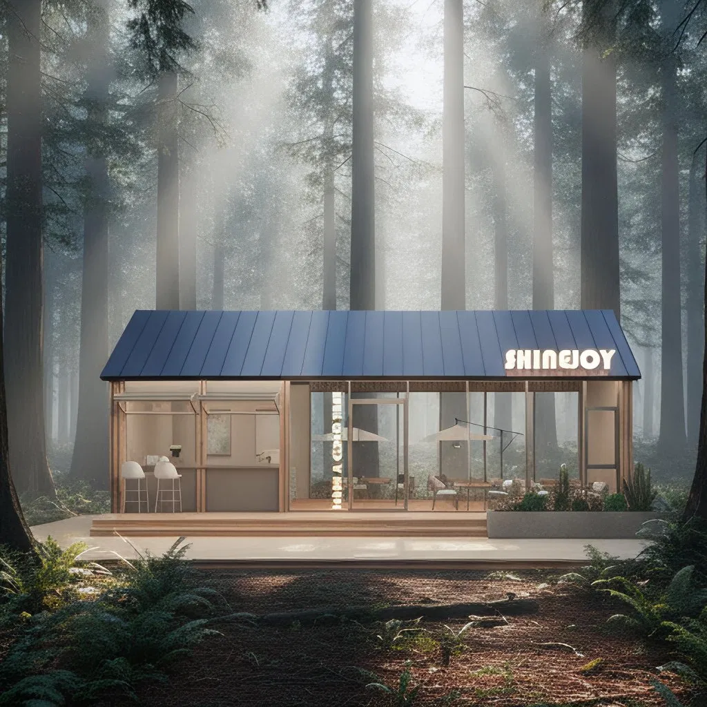 Modular Prefabricated Cx-01 House Manufactured for Cultural and Creative Product Exhibition Halls with Adaptable Modular Structure.