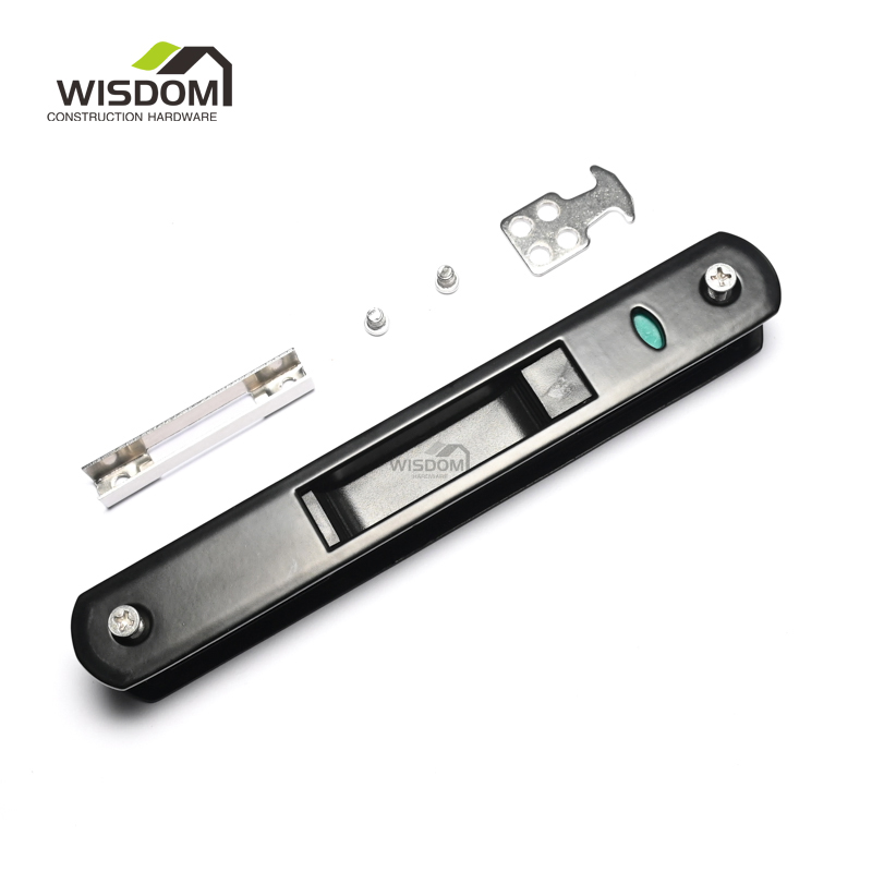 Safety Accessories Black Aluminum Sliding Window Lock