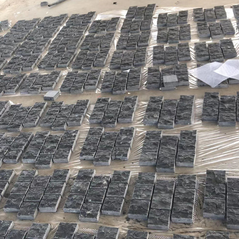 Natural Paving/Cobble/Pebble Blue Stone Black/Dark Grey Basalt Tiles Price