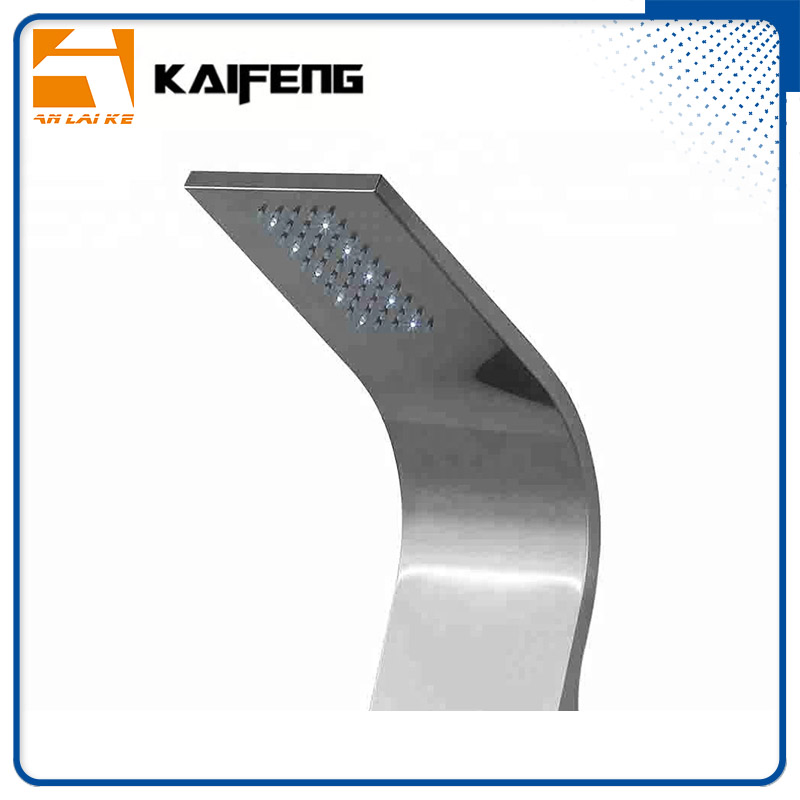 304 Stainless Steel Shower Panel with LED Light (LN-S9102)