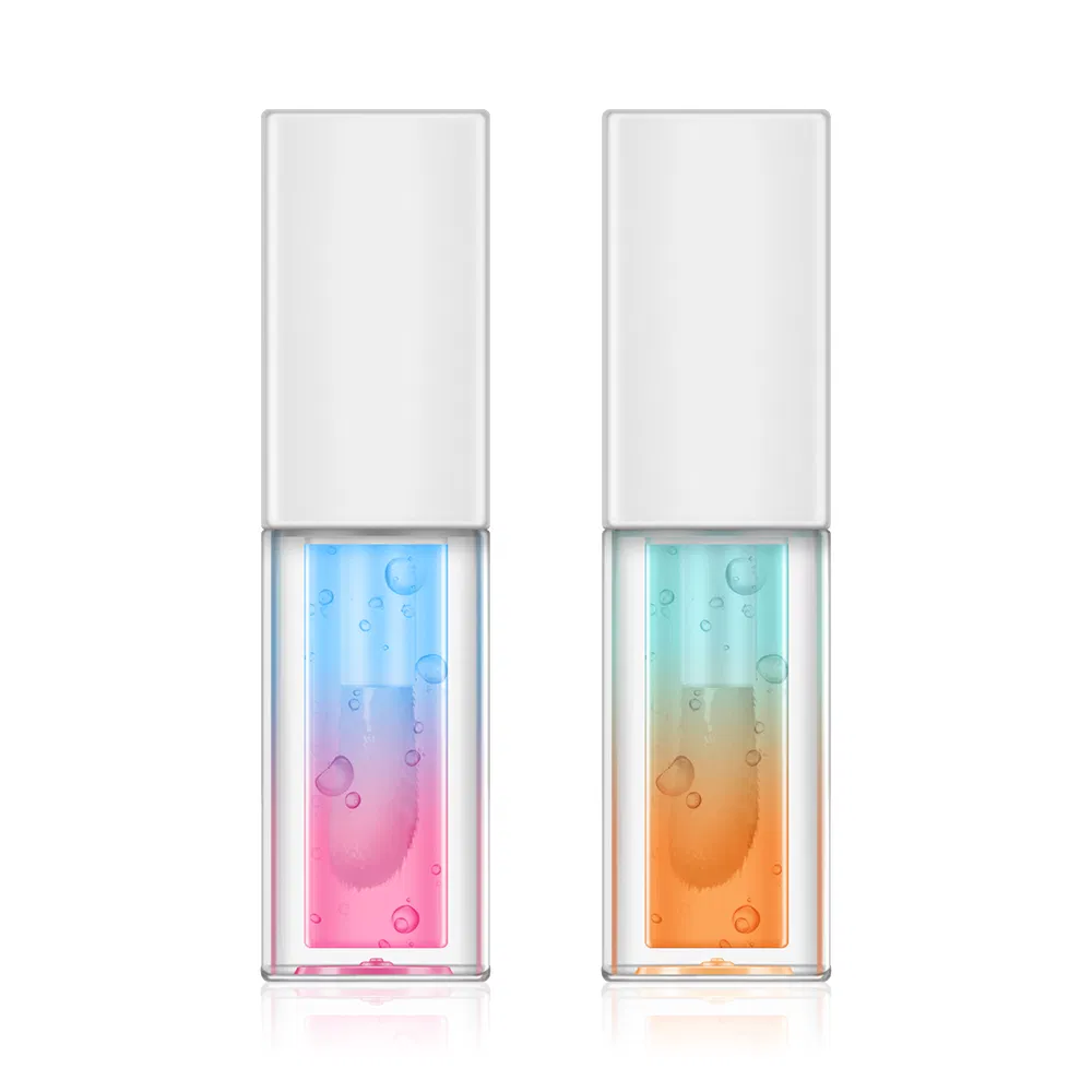 Biocolor Gradual Change White Lid Waterproof Lip Oil Glossy Moisturzing Private Label Lip Makeup Wholesale High Quality Lip Oil