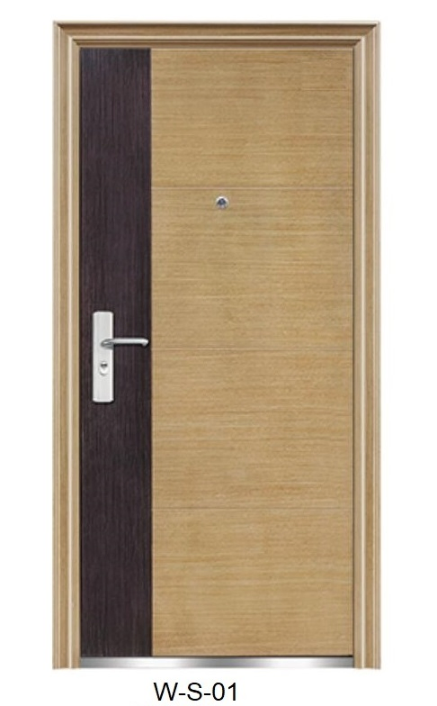 Exterior Water Proof and Sunproof Security Steel Metal Iron Door