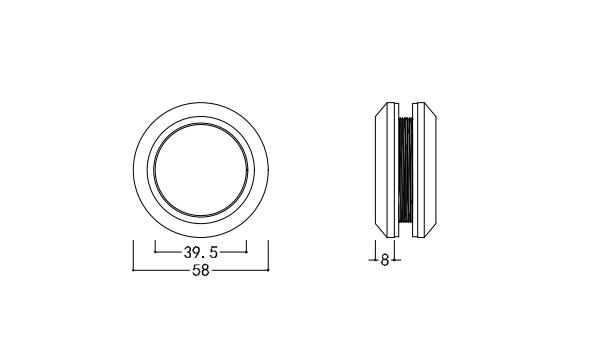 Standard Round Shower Door Knob Traditional Solid Brass Knob Glass Handle