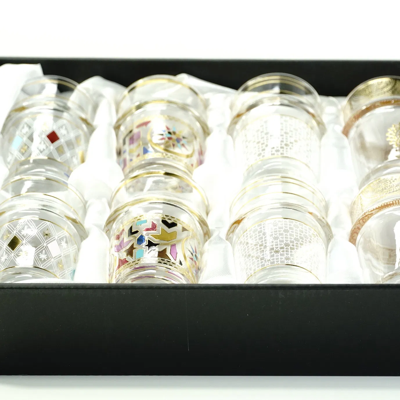 Стеклянная чашка для чая 130 мл с марокканским декором