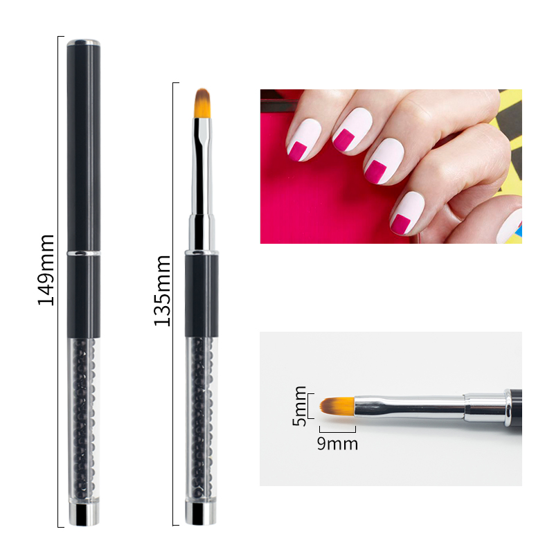 Crystal DIY Professional Nail Art Gel Brushes