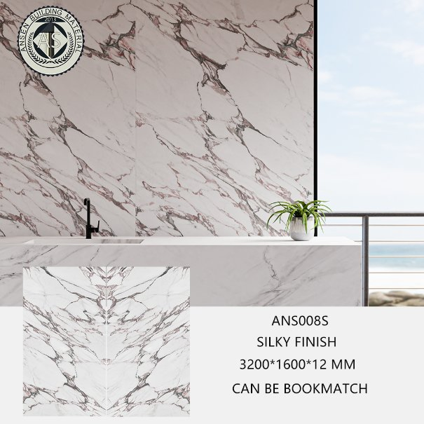 Foshan House Decoration 3200*1200*12mm Sintered Stone for Kitchen Countertop and Background Wall