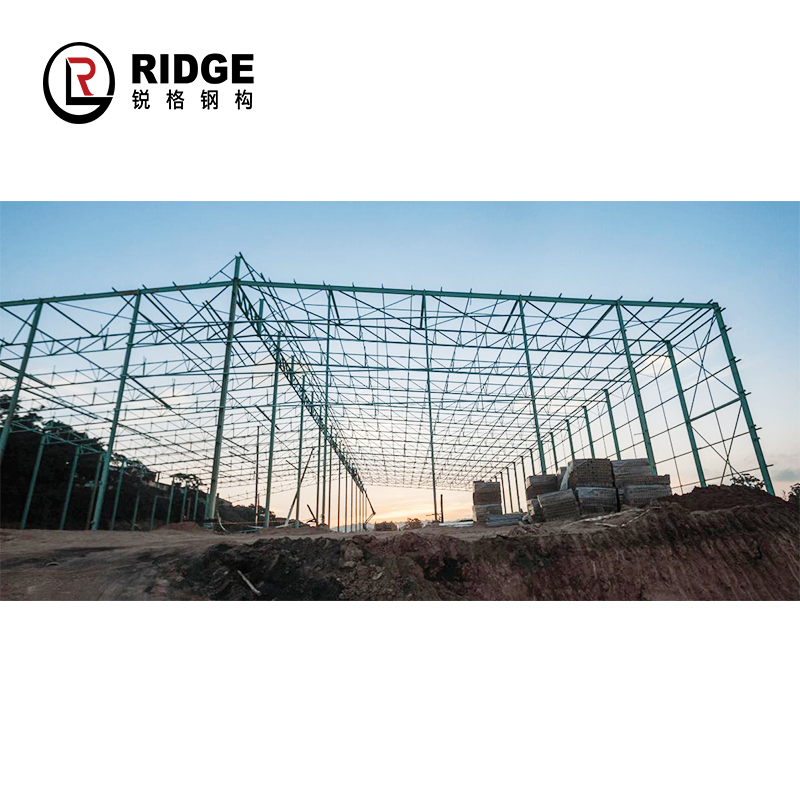 Easy Assembly Prefabricated Light High Quality Structural Steel Frame Gym