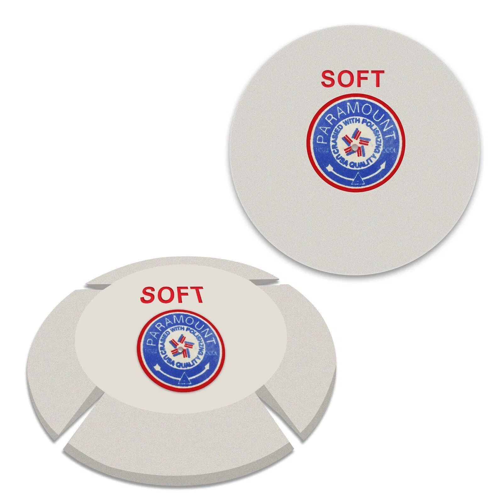 Split Lap Hard 4'' 6'' 7" 100% Wool Felt Polishing Wheel for Lap Machine