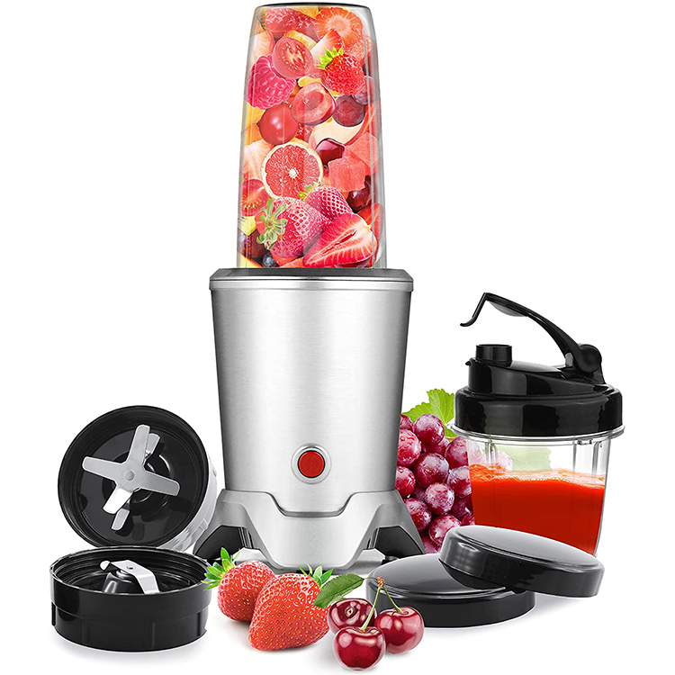 1000W Best Seller Aluminum Housing 2 In1 Smoothie Maker Blender Smoothie Juicer Electric Fruit Blender Small Kitchen Appliance