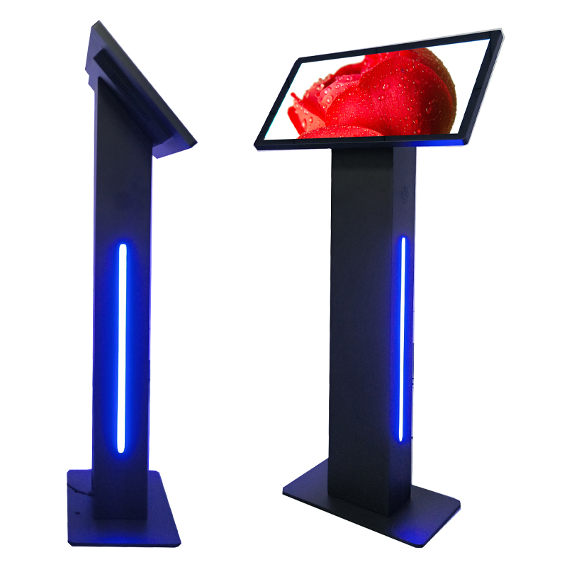 Netoptouch 23.8" Floor Stand Self Service Kiosk Touch All in One Thermal Printer/Qr Code 23.8 Inch Self Service Kiosk