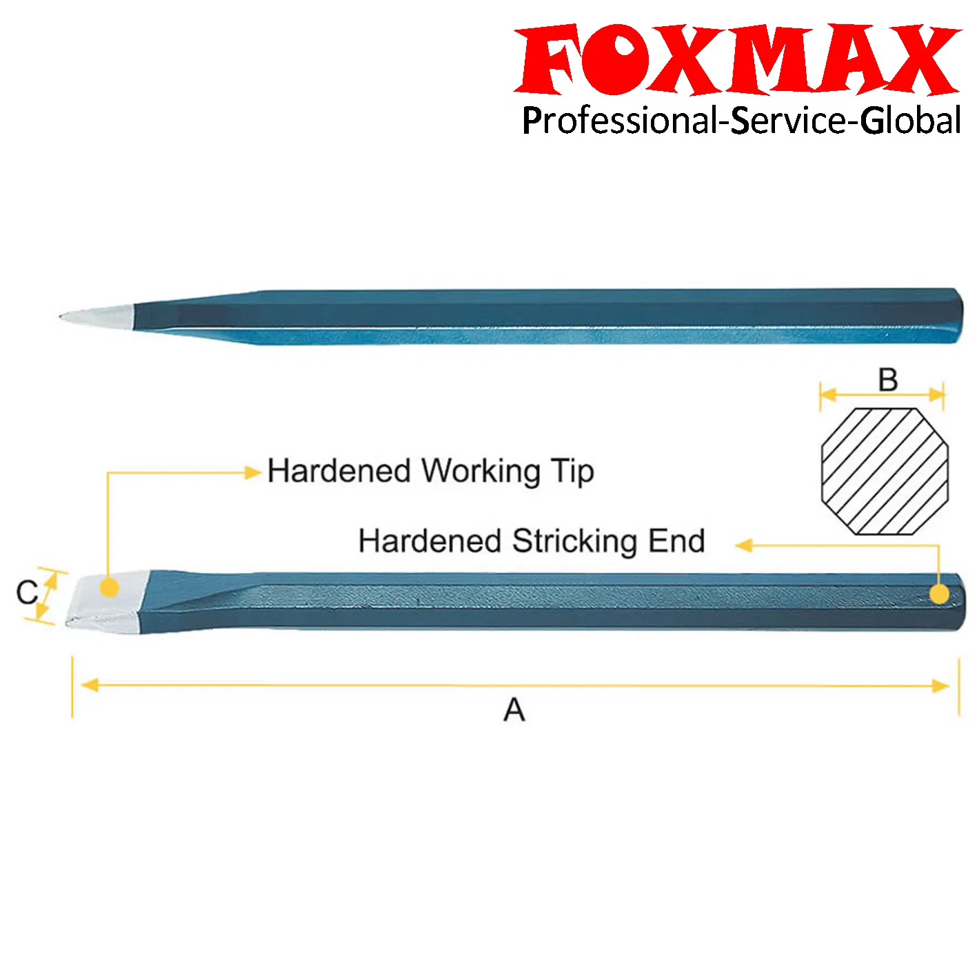 Универсальное долото для камня и дерева Premium