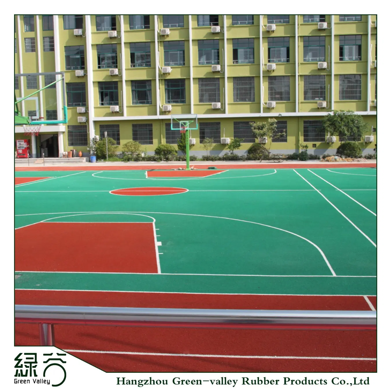 Red EPDM Granules Rubber Floor for Running Track