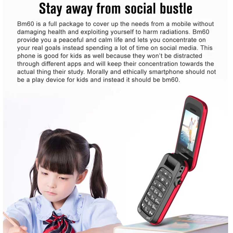 Мини-телефон L8star BM60 с голосовым чейнджером, 1.14 дюйма