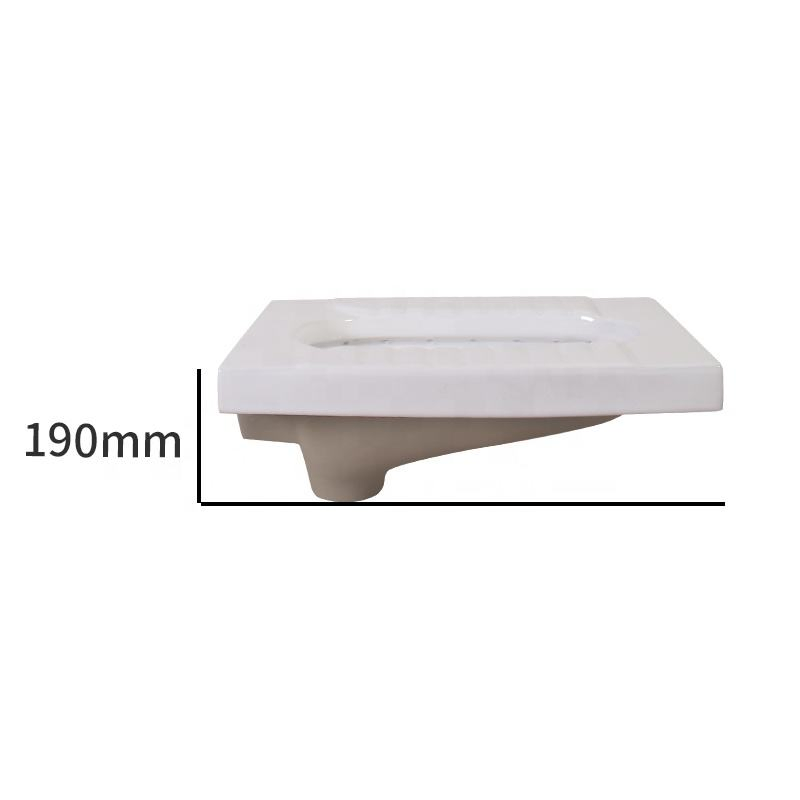 New Philippines Squatting Pan Toilet Price Whole Sale New Design Anti Bacteria Squatting Toilet Cheapest