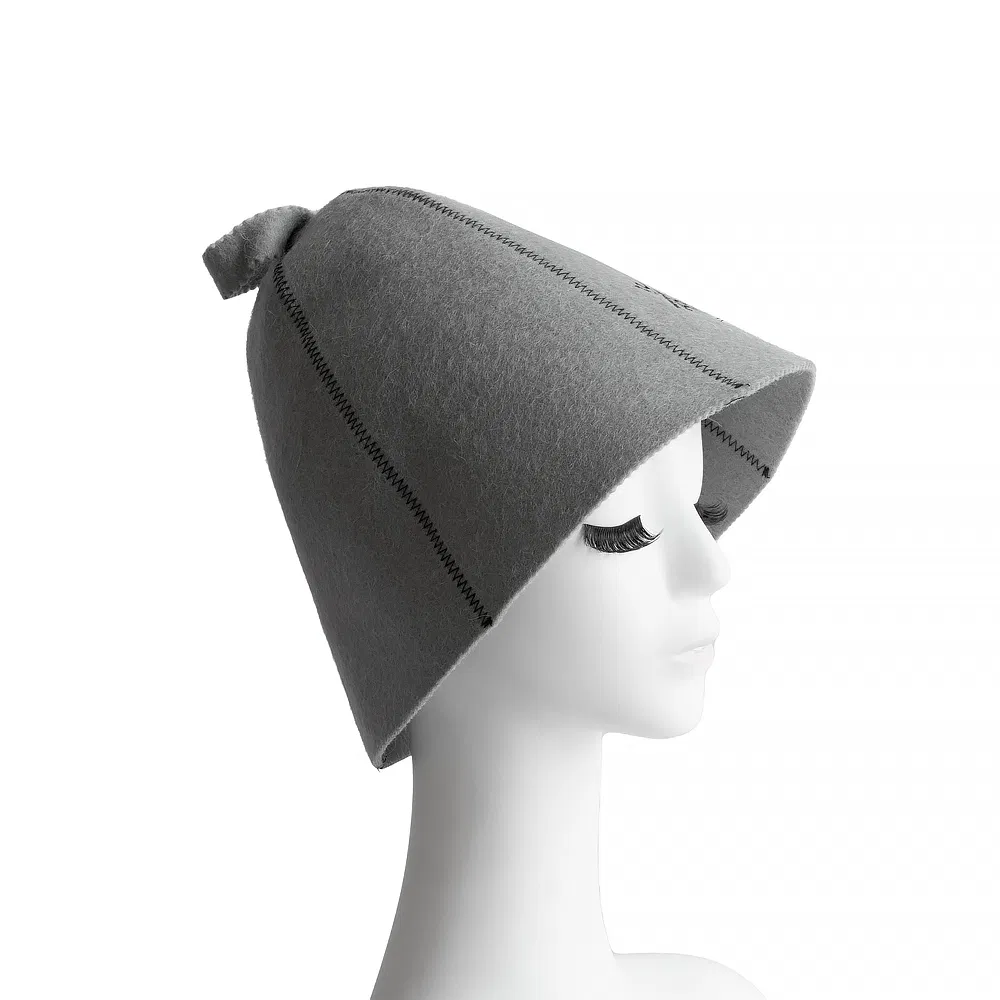 Premium Wool Sauna Hat - Comfortable, Breathable Head Protection for Sauna Sessions