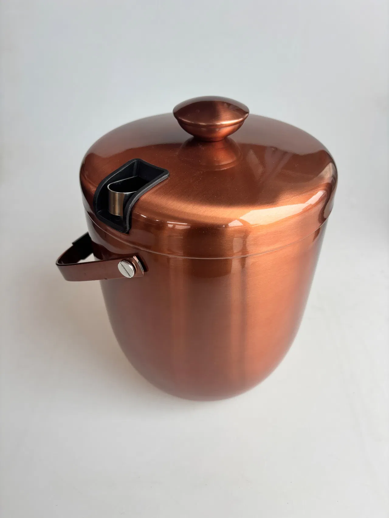 Luxury Double Wall Stainless Steel Ice Bucket with Copper Color Painting