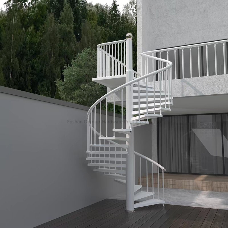 Villa Spiral Staircase Prices Outdoor Modern Metal Indoor Stairs Black Wood Outside Wrought Iron Staircase Design