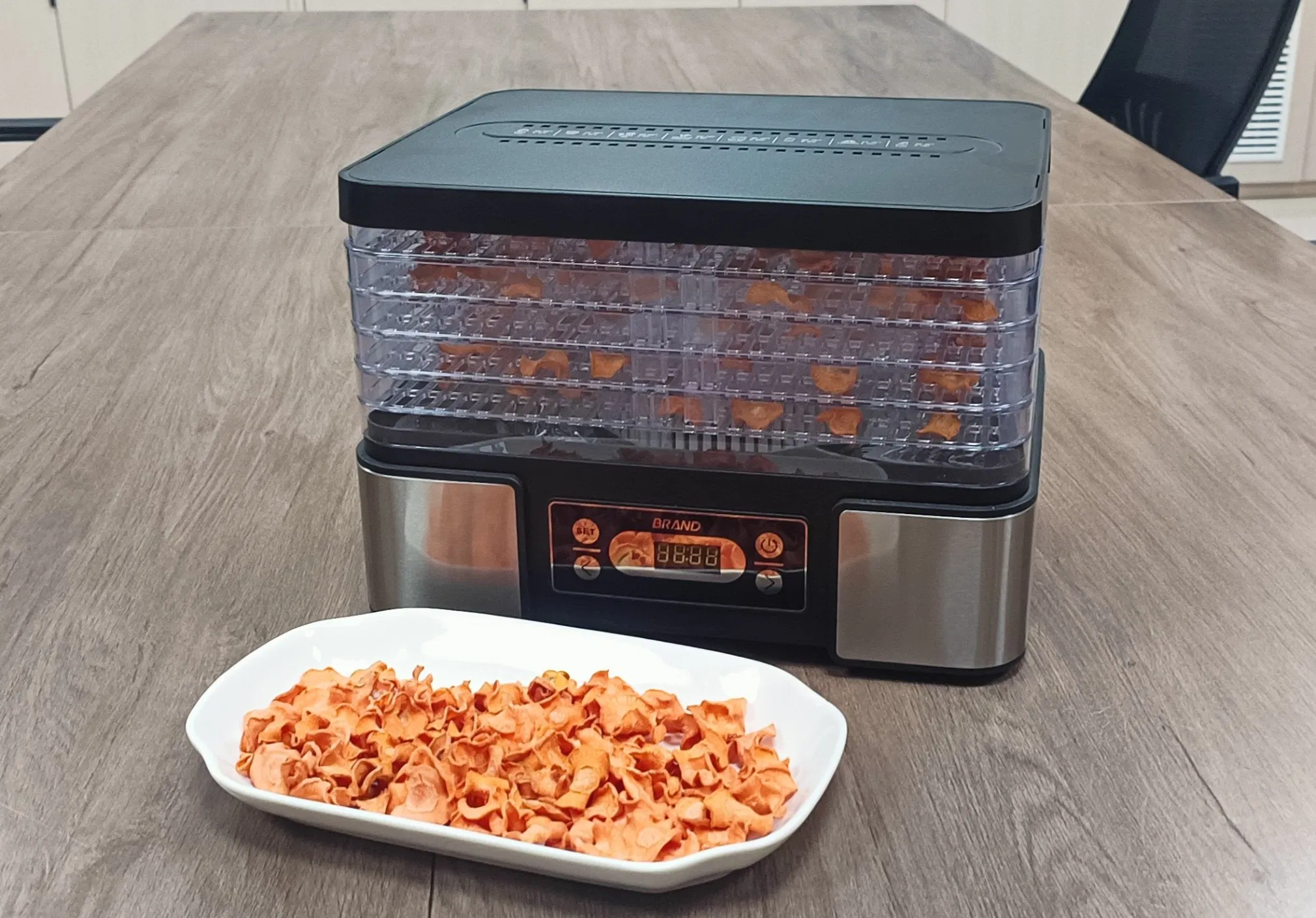 High Power Food Dehydrator with Timer 1-72h and Variable Temperature
