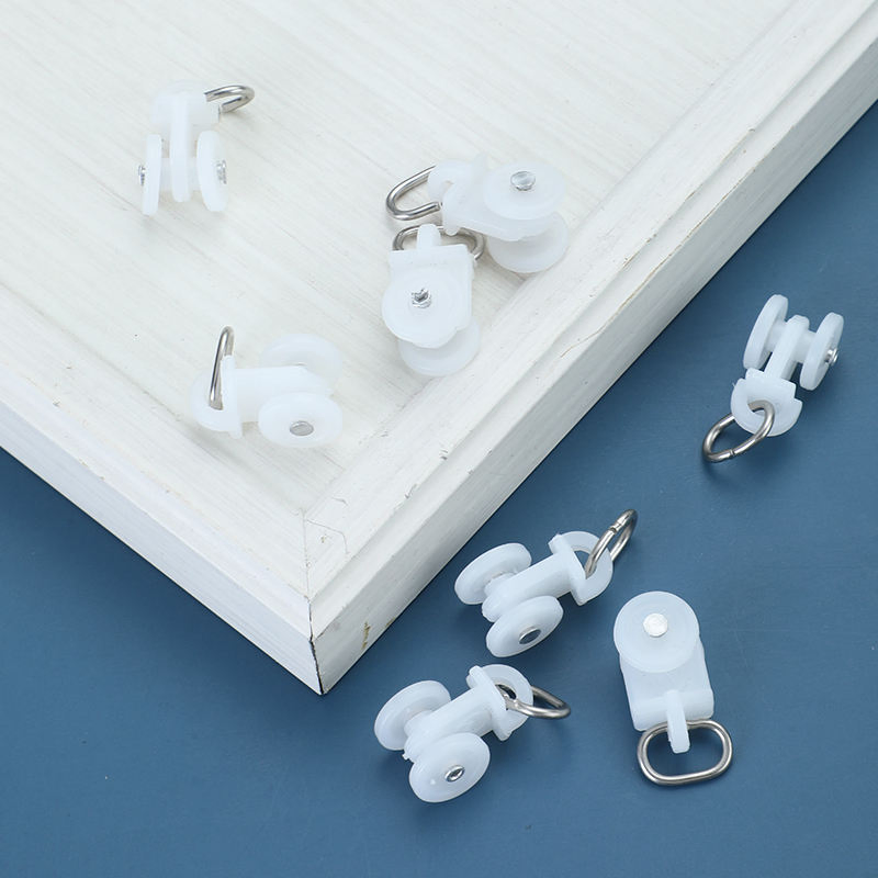 Smart Home Motorized Smart Mute Curtain Accessories Curtain Rail Pulley Quite Runners Metal Hook