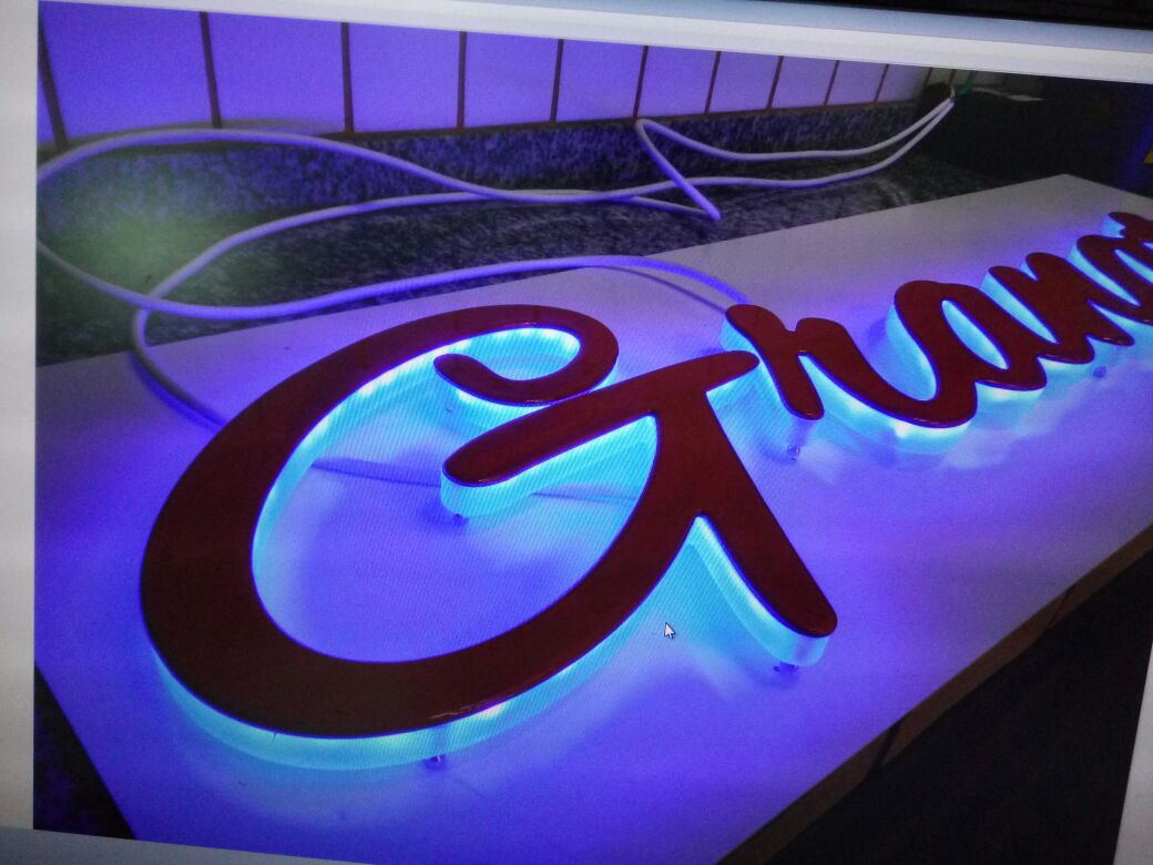 Custom Advertising Sign Featuring Durable 3D Metal LED Sign Letters