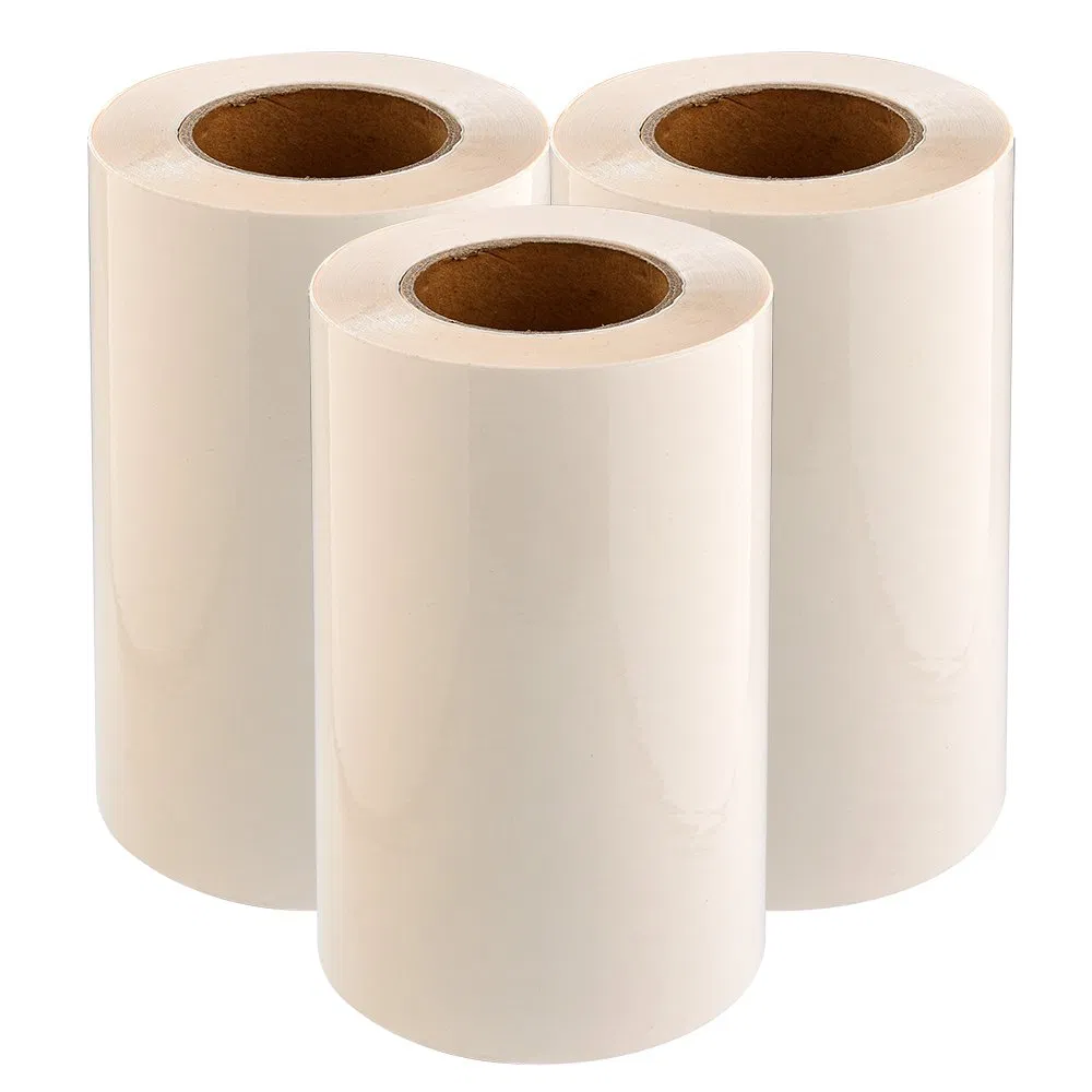 Wholesale PET Rightint OEM Destructible Label Clear Vinyl Glossy Sticker Paper