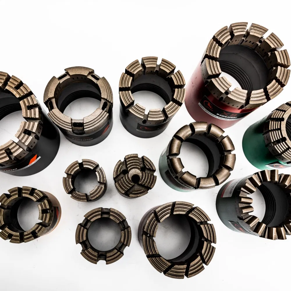 Aq Bq Nq Hq Pq Hardware Hole Saw Hammer Drill Surface Set High Hardness Vertical Spindle Diamond Core Bits